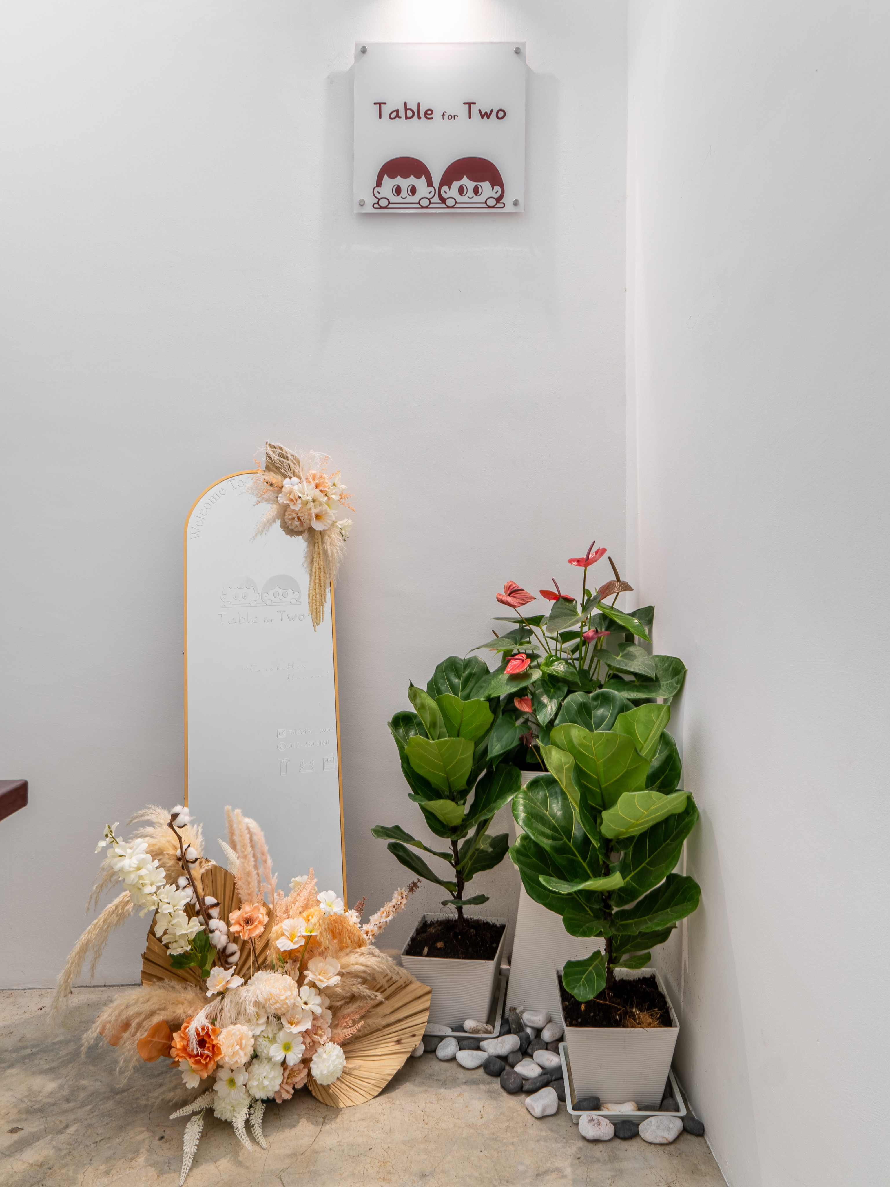 Interior dining space